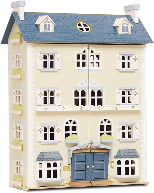 Le Toy Van - Palace House Large Wooden Doll House | Great As a Gift | 5 Storey Wooden Dolls House Play Set - Suitable for Ages 3+ - Product Image