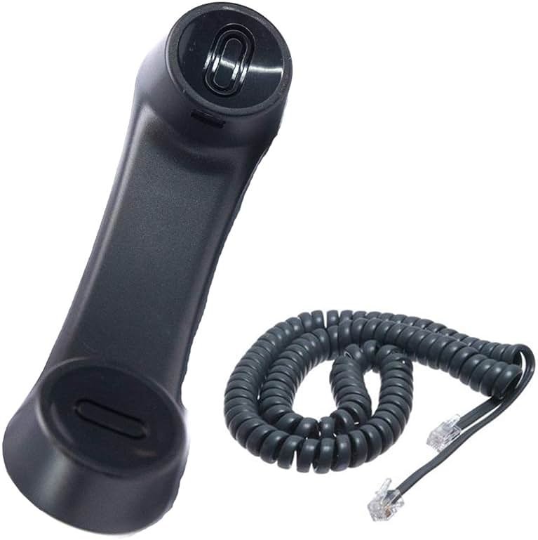GSDT Handset Replacement for Avaya 9500 9600 Series | Office IP Phones | Black | RJ9 Connection | Includes Handset Cord - Product Image
