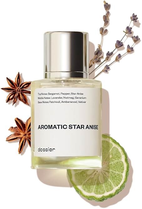 Dossier - Aromatic Star Anise - Eau de Parfum - Inspired by Sauvage - Long-Lasting Fragrance - Masculine - 1.7 fl oz (50ml) - Product Image