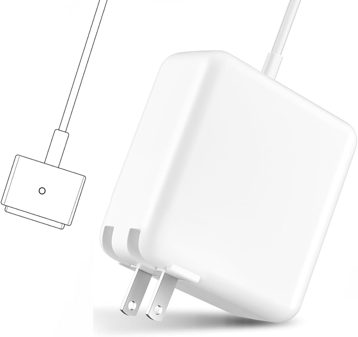 Mac Book Air Charger,Replacement for 45W T-Tip Power Adapter,Compatible with Mac Book Air 11 inch & 13 inch Between 2012-2017(NOT for 2018-2026 - Product Image