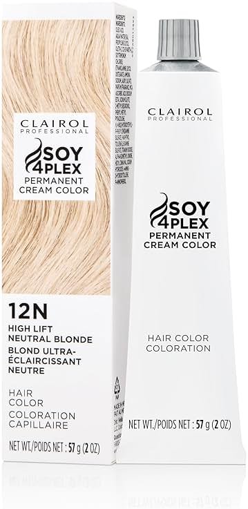 Clairol Professional Permanent Cream Hair Color | Blonde, Brown, Black, & Red-Violet Shades for 100% Gray Coverage | Deep Conditioning & Fade Resistant Results - Product Image