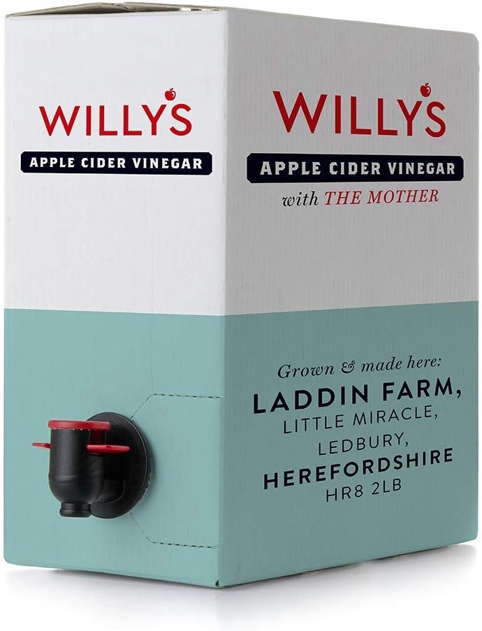 Willy's Organic ACV Apple Cider Vinegar with Mother - Probiotocs for Detox and Gut Health - Product Image