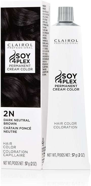 Clairol Professional Permanent Cream Hair Color | Blonde, Brown, Black, & Red-Violet Shades for 100% Gray Coverage | Deep Conditioning & Fade Resistant Results - Product Image