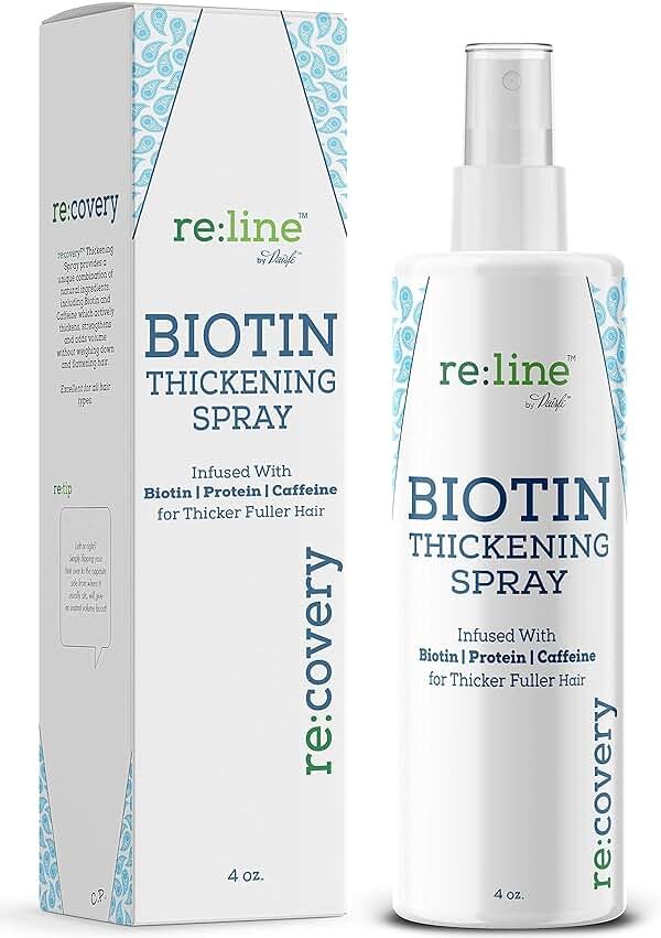 Biotin Hair Thickening and Growth Spray for Thinning and Texturizing - Hair Loss Prevention Tonic for Men and Women - Product Image