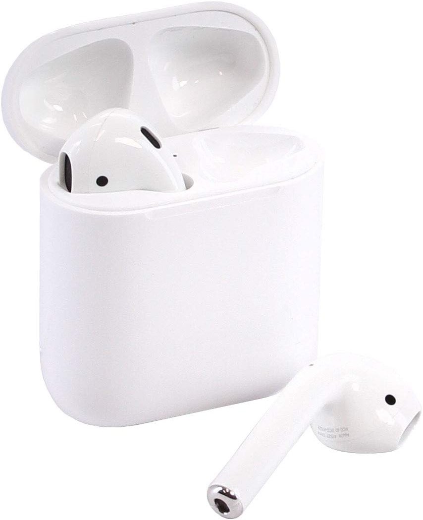 Apple AirPods with Wireless Charging Case - White (Renewed) - Product Image