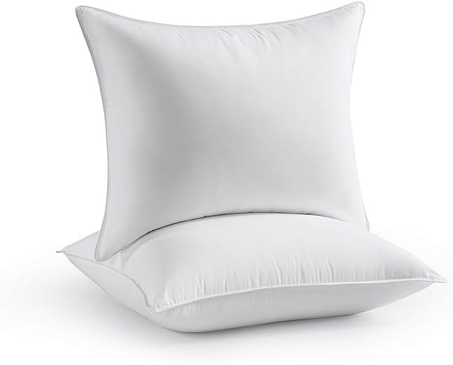 Seward Park Bed Pillow Standard Size Set of 2, Shams Insert 20 x 26 inch, Down Alternative Cooling Pillows for Stomach, Side or Back Sleeper - Product Image