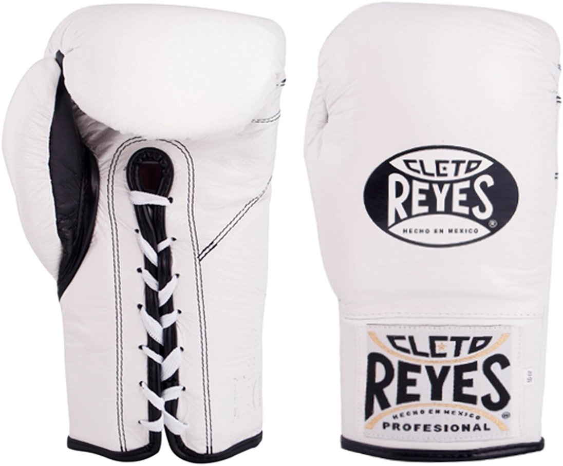 CLETO REYES Safetec Professional Competition Boxing Gloves for Men and Women, MMA, Kickboxing, Muay Thai, Lace Up - Product Image