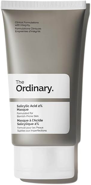The Ordinary Salicylic Acid 2% Masque, Clarifying Charcoal & Clay Mask for Blemish-Prone Skin, 1.7 Fl Oz - Product Image