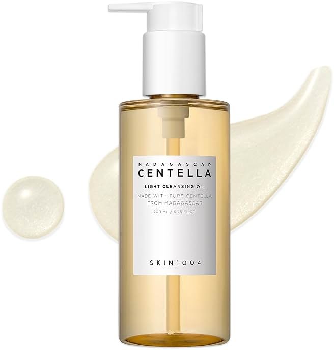 SKIN1004 Madagascar Centella Light Cleansing Oil 6.76 fl.oz, 200ml | Gentle Oil Cleanser for Face, Korean Facial Cleanser, Double Cleansing - Product Image