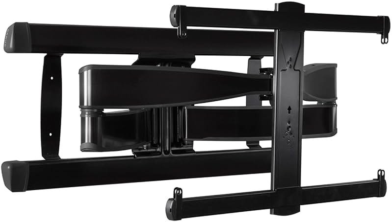 SANUS Full Motion TV Wall Mount for 42” to 90” TVs up to 125lbs – Extend, Swivel, Tilting TV Mount - Easy 3 Step DIY Install w/ Included Hardware - Black Finish - Product Image