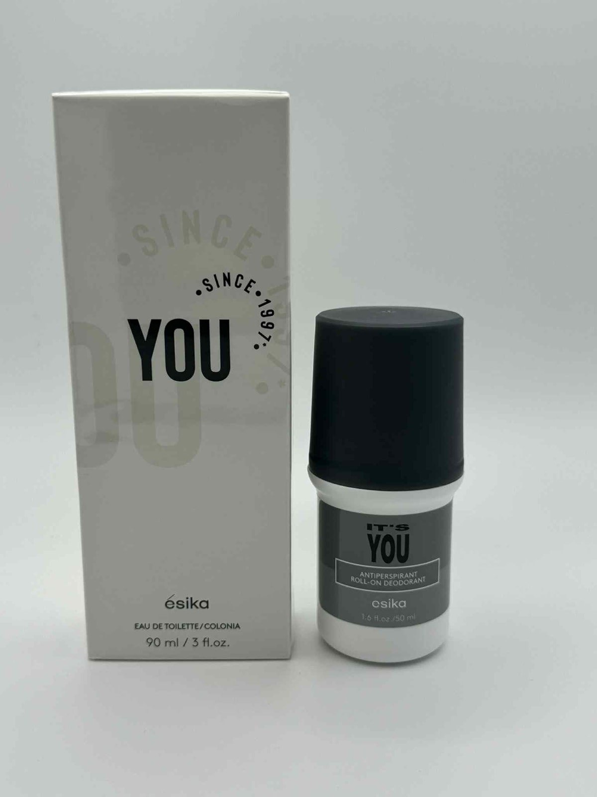 It's You Unisex by Esika, Eau de Toilette 3.4 fl. oz. and Antiperspirant Roll-On Deodorant 1.7 fl. oz. - Product Image
