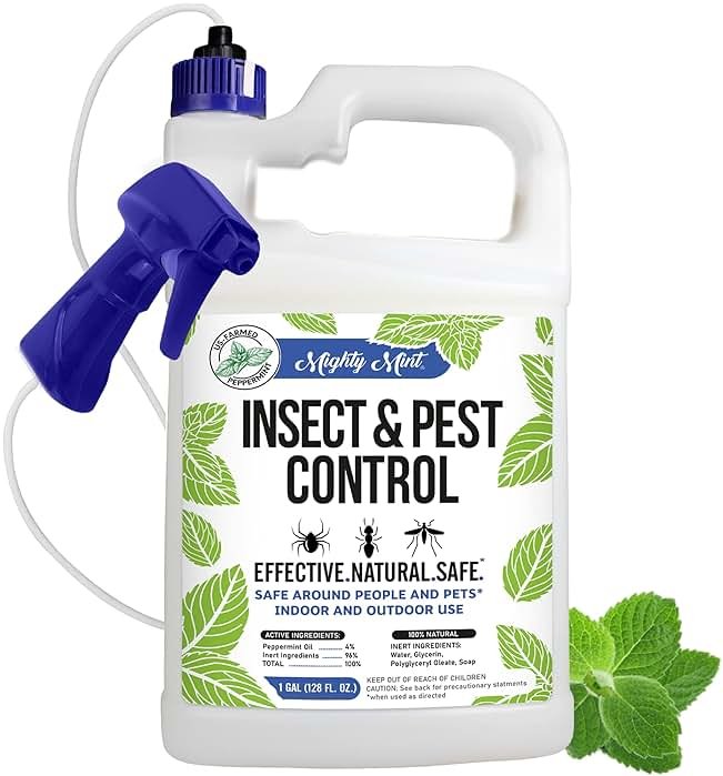 Mighty Mint Gallon (128 oz) Insect and Pest Repellent Peppermint Oil - Natural Spray for Spiders, Ants, and More - Product Image