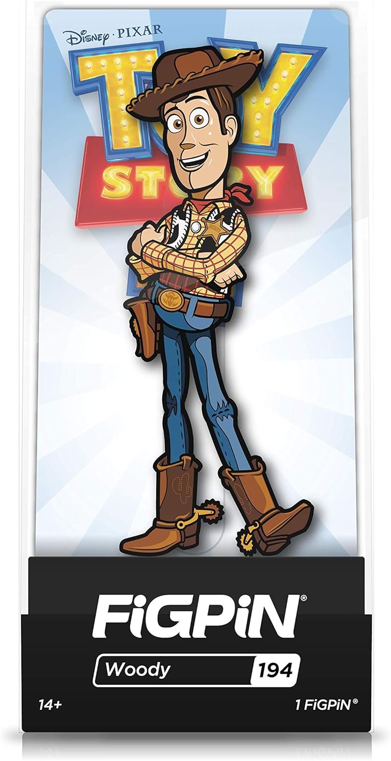 FiGPiN Toy Story 4: Woody - Collectible Pin with Premium Display Case - Not Machine Specific - Product Image