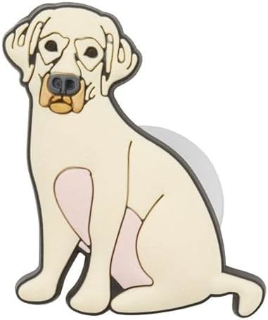 Crocs Jibbitz Pet Shoe Charms| Jibbitz for Crocs, Yellow Lab, Small - Product Image