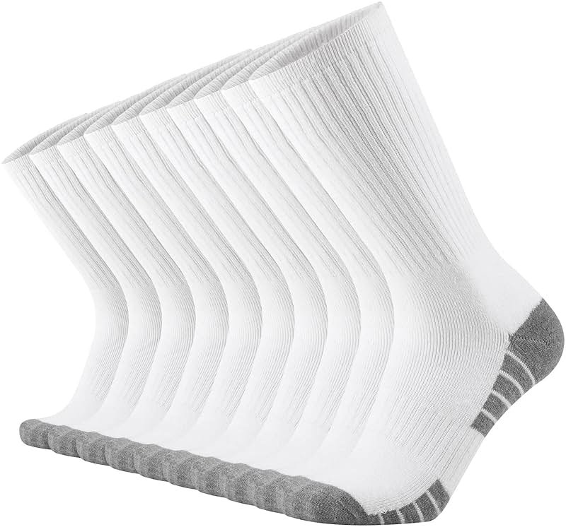 ONKE Athletic Work Socks for Men Women M/L/XL Sports Moisture Wicking Odor Control Heavyweight Full Cushion Crew - Product Image
