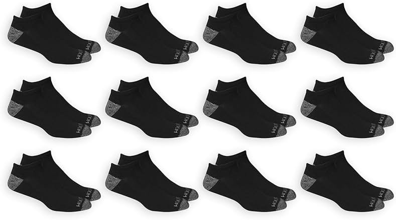 Fruit of the Loom Men's Dual Defense No Show Socks (12 Pack) - Product Image
