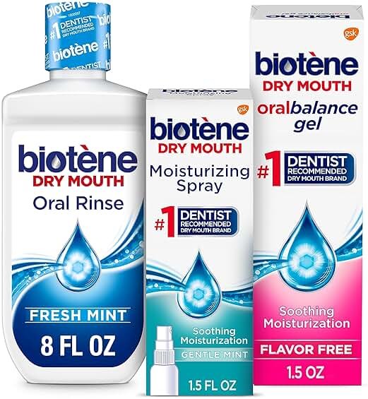 Biotene Dry Mouth Management Oral Rinse, Dry Mouth Spray and Moisturizing Gel - 1 Kit - Product Image