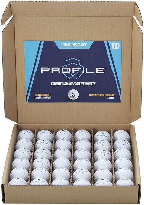 WILSON Profile Distance Golf Balls 36 Pack - Product Image