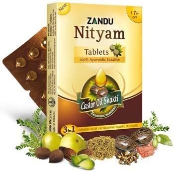 Zandu Nityam Tablet 12 Tablets Pack of 10 - Product Image