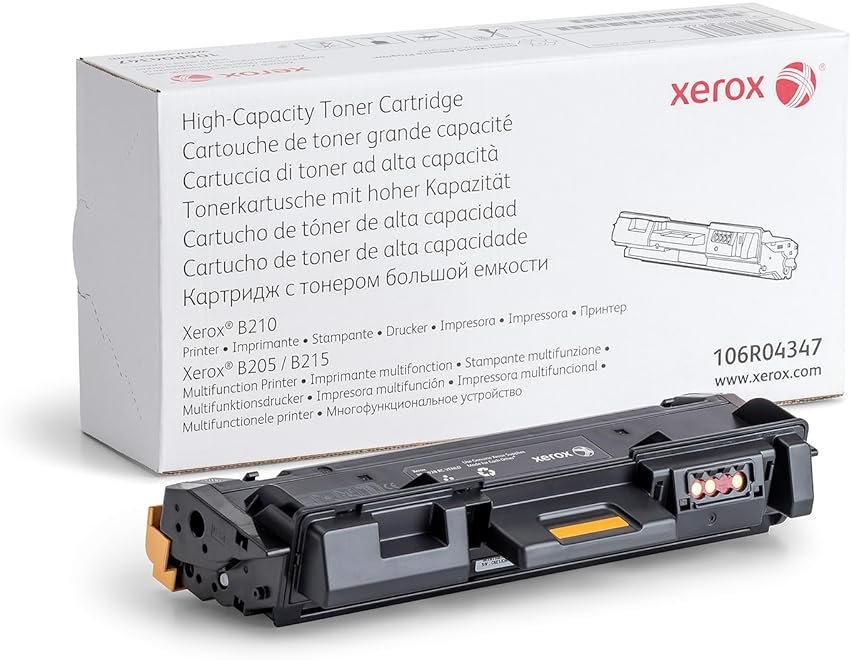Xerox Genuine B205/ B210/ B215 Black High Capacity Toner Cartridge (3,000 Pages)- 106R04347 - Product Image
