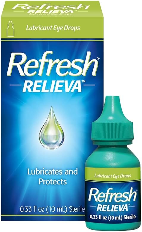 REFRESH RELIEVA Lubricant Eye Drops Artificial Tears, 0.33 fl oz (10 mL) - Product Image