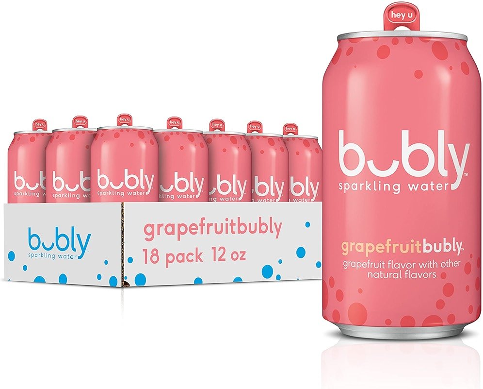 Bubly Sparkling Water, cans for good pack, 12 Fl Oz cans, Pack of 18 - Product Image