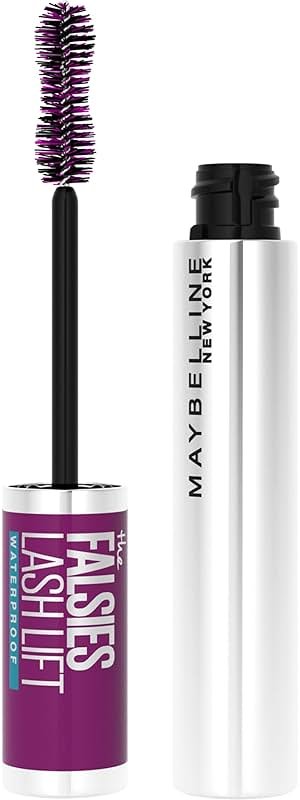 Maybelline The Falsies Lash Lift Waterproof Mascara Volumizing, Lengthening, Lifting, Curling, Multiplying, Eye Makeup, Very Black, 1 Count - Product Image