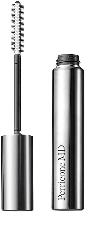 Perricone MD No Makeup Mascara - 2-in-1 Lash Treatment & Makeup Mascara - Cruelty-Free, Vegan, Soft Black - Double-Sided Brush for Volume & Length - Gel Serum with Vitamin E & Avocado Oil - 1 Count - Product Image