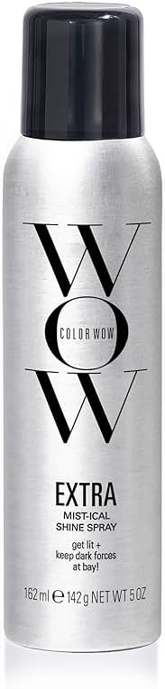 COLOR WOW Extra Mystical Shine Spray – Lightweight & Non-Greasy Formula | Heat Protection, Frizz Control, and Silky Hair | For All Hair Types - Product Image