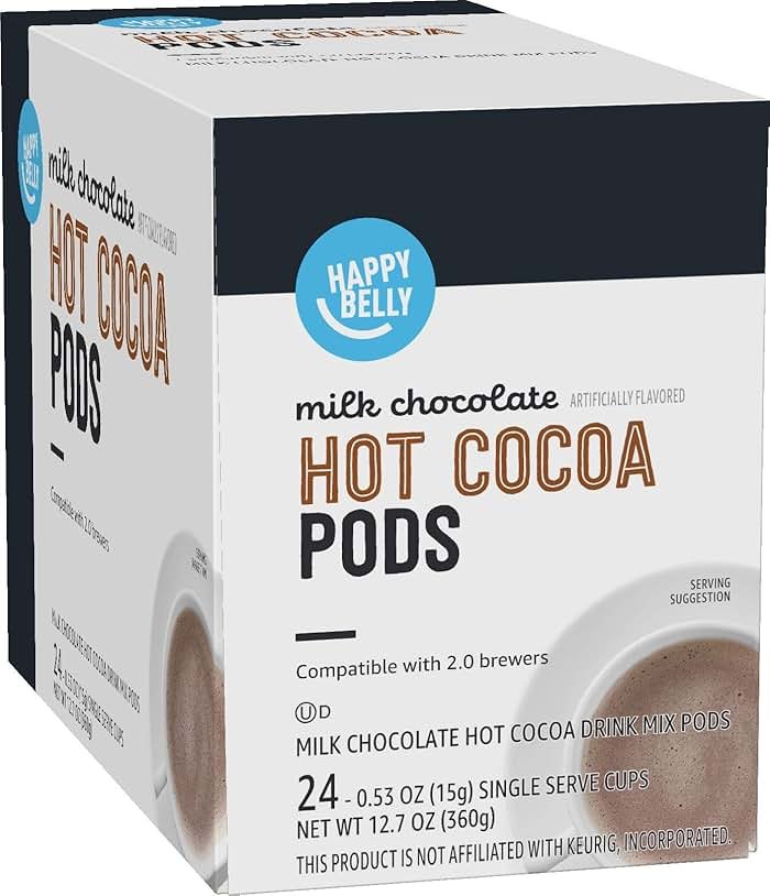 Happy Belly Hot Cocoa Pods, Milk Chocolate, 24 Count - Product Image