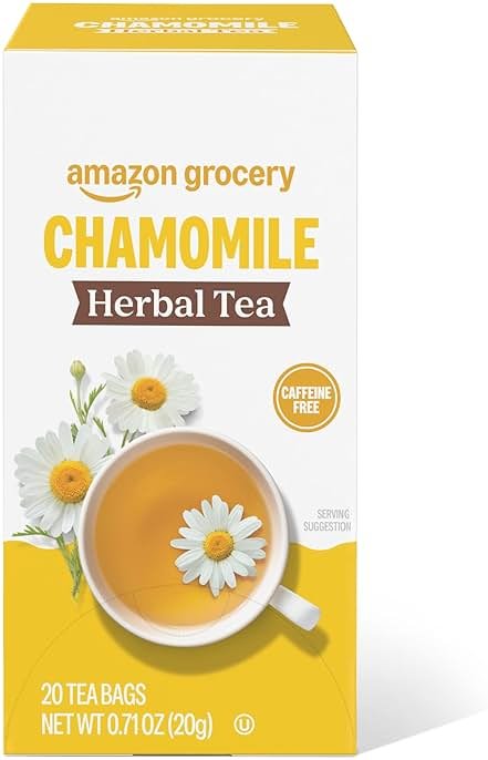 Amazon Grocery, Chamomile Herbal Tea Bags, 20 Ct - Product Image