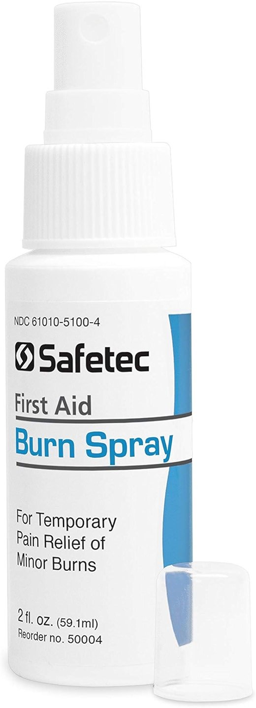 Safetec Burn Spray, 2oz Spray Bottle (Pack of 4) - Product Image