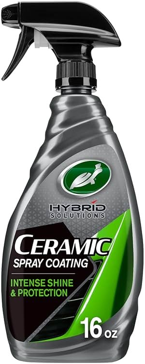 Turtle Wax Hybrid Solutions Ceramic Spray Coating, High Shine Car Wax, Offers Durable Paint Protection, Extreme Water Beading Action, Safe for Glass, Wheels, Trim and More, 16 oz (Pack of 1) - Product Image