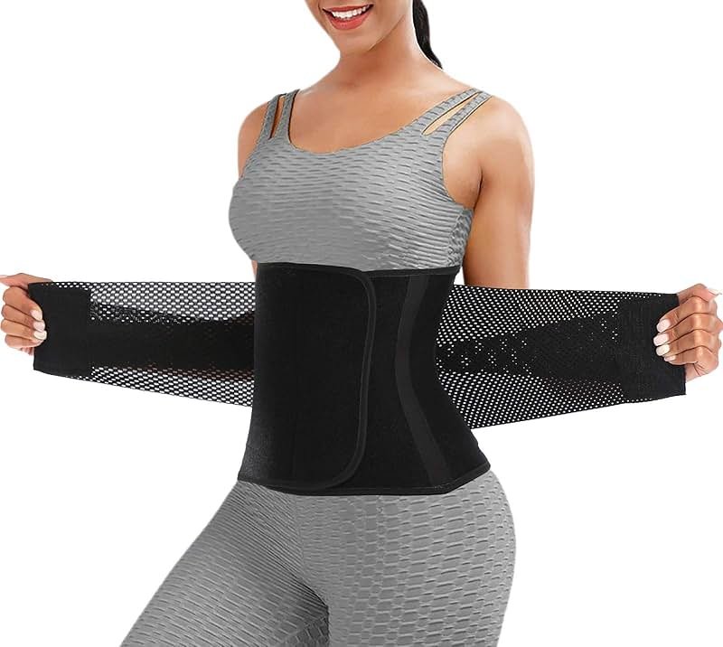 ChongErfei Waist Trainer Belt for Women Man - Waist Trimmer Ab Belt - Tummy Control Body Shaper - Product Image