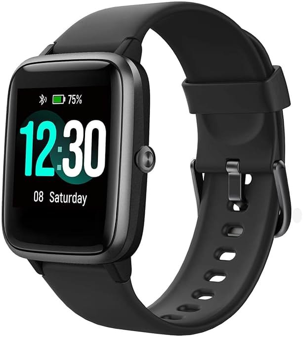 Fitpolo Fitness Tracker with Heart Rate Monitor, Smart Watch 1.8 inches Color Touch Screen IP68 Waterproof Step Calorie Counter Sleep Monitoring Pedometer Watches Activity Tracker for Women Men - Product Image