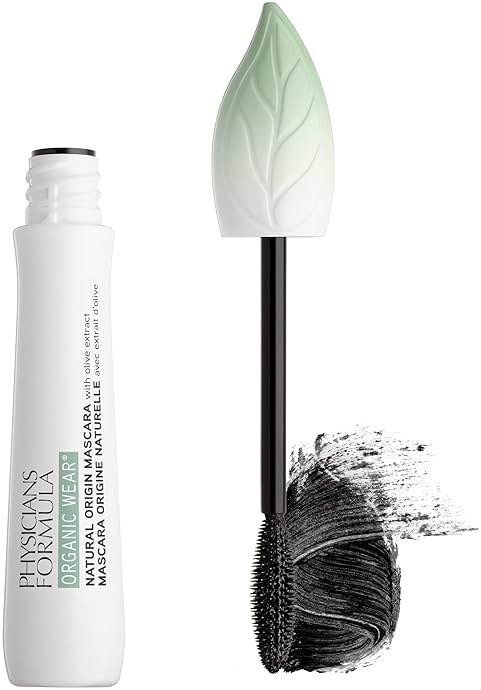 Physicians Formula Organic Wear Lash-Boosting All Natural Mascara, Lifts, Lengthens, For Sensitive Eyes, Dermatologist Tested - Natural Origin Black - Product Image