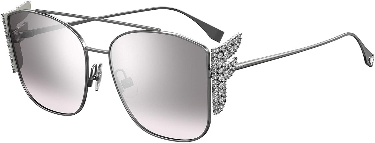 FENDI Freedom FF 0380/G/S Ruthenium+I1861/Grey Shaded 62/17/140 women Sunglasses - Product Image