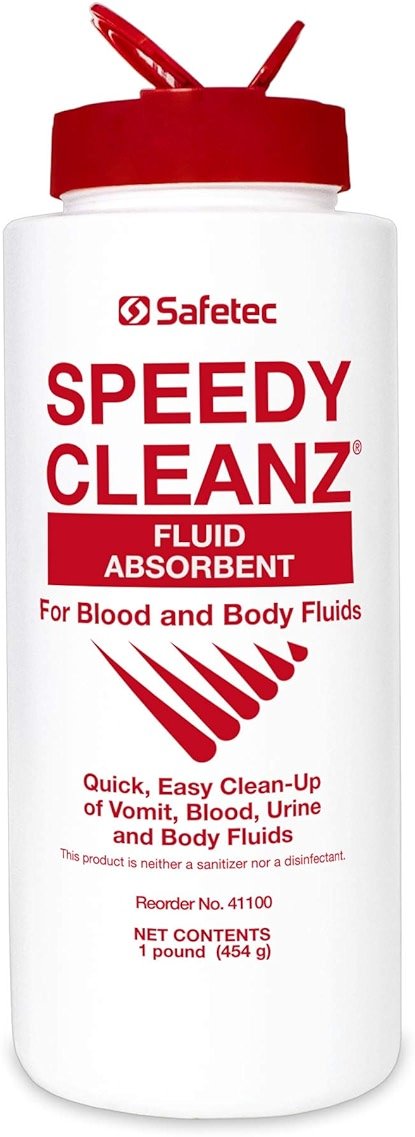 Safetec Speedy Cleanz Fluid Absorbent 16 oz. Shaker Top Bottle (Pack of 6 Bottles) - Product Image