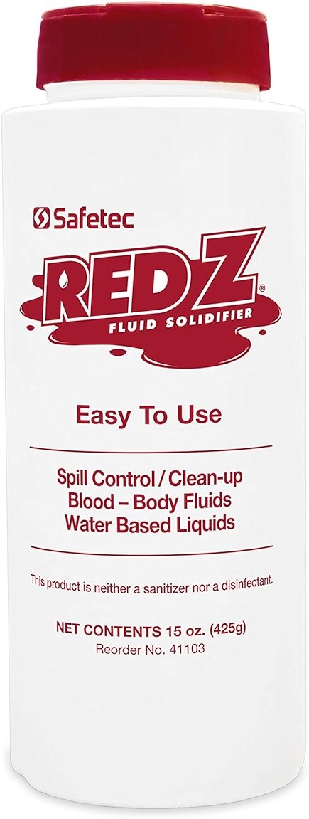 Safetec Red Z Spill Control Solidifier - 15 oz. Bottle (Pack of 4 Bottles) - Product Image