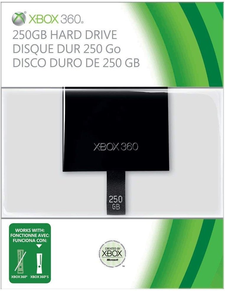 Xbox 360 250GB HardDrive - Xbox Slim Only (Renewed) - Product Image