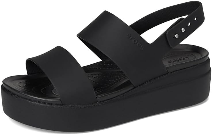 Crocs Women's Brooklyn Low Wedge Sandals - Product Image