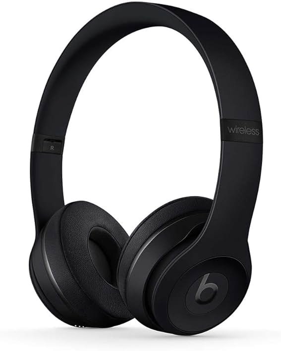 Beats Solo3 Wireless On-Ear Headphones - Apple W1 Headphone Chip, Class 1 Bluetooth, 40 Hours of Listening Time, Built-in Microphone - Black - Product Image