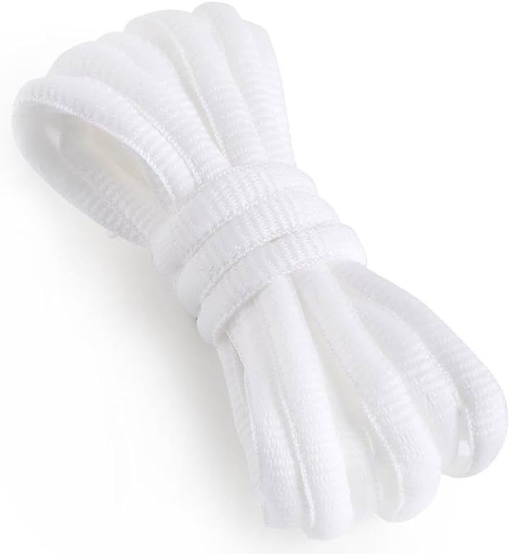 VSUDO Oval Shoe Laces for Sneakers, Basketball Shoelaces, Running Sport Shoestrings or Athletic Shoe Strings - Product Image
