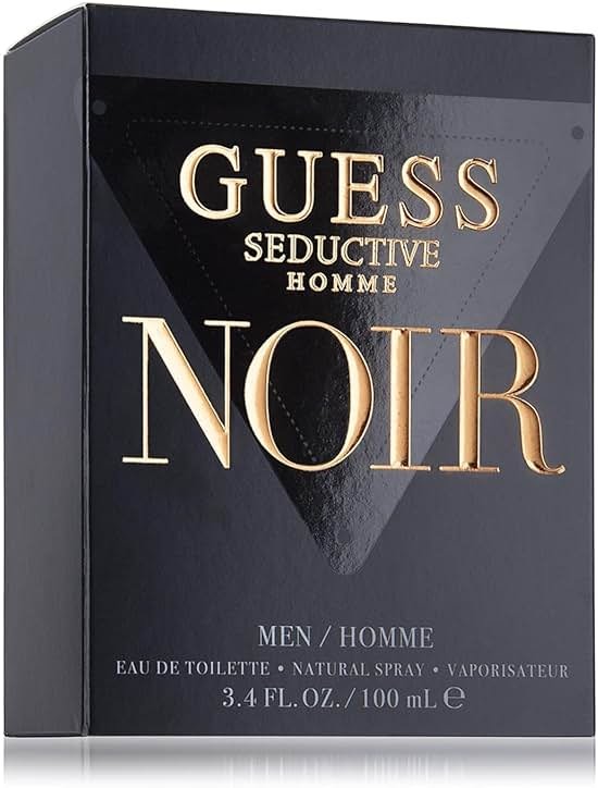 Guess Seductive Homme Noir 3.4 oz EDT Spray RETAIL - Product Image