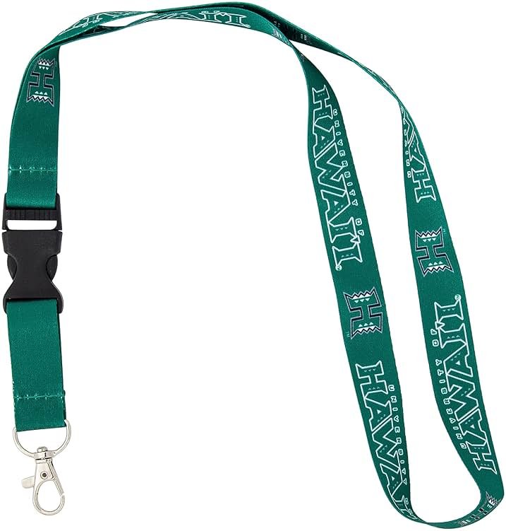 Desert Cactus University of Hawaii Lanyard Rainbow Warriors UH - Product Image