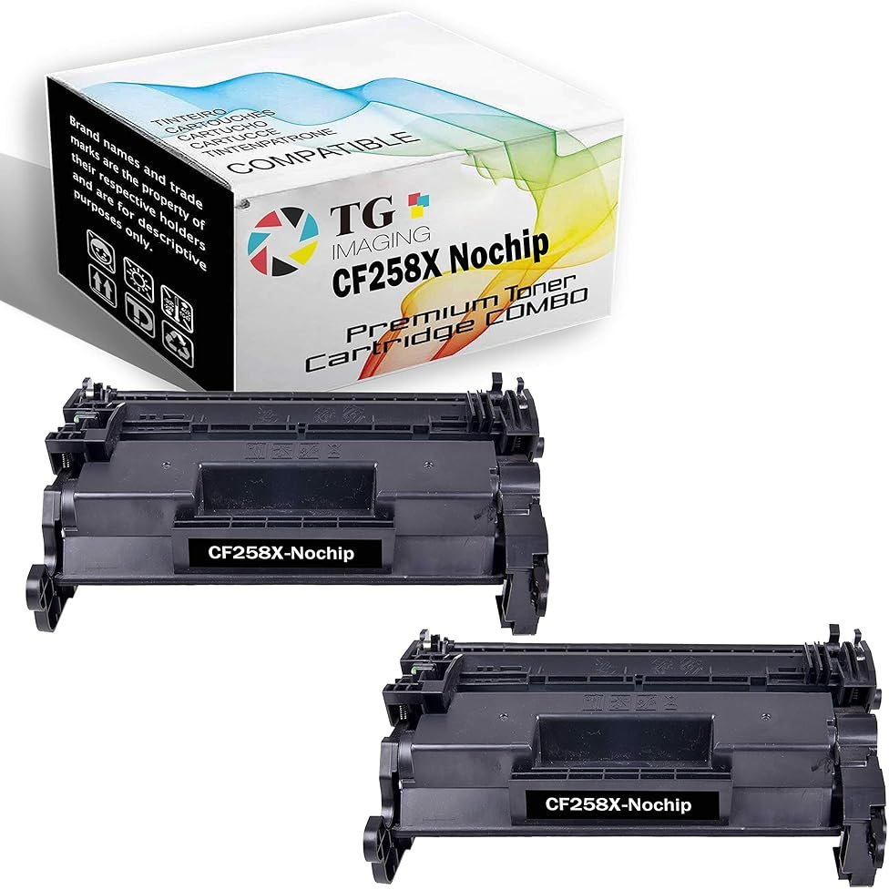 TG Imaging Compatible HP 58X Toner Cartridge Replacement for HP CF258X CF 258X for HP Pro M404 M404dw M428 M428fdw Toner Printer (2-Pack,10,000 Pages) - Product Image