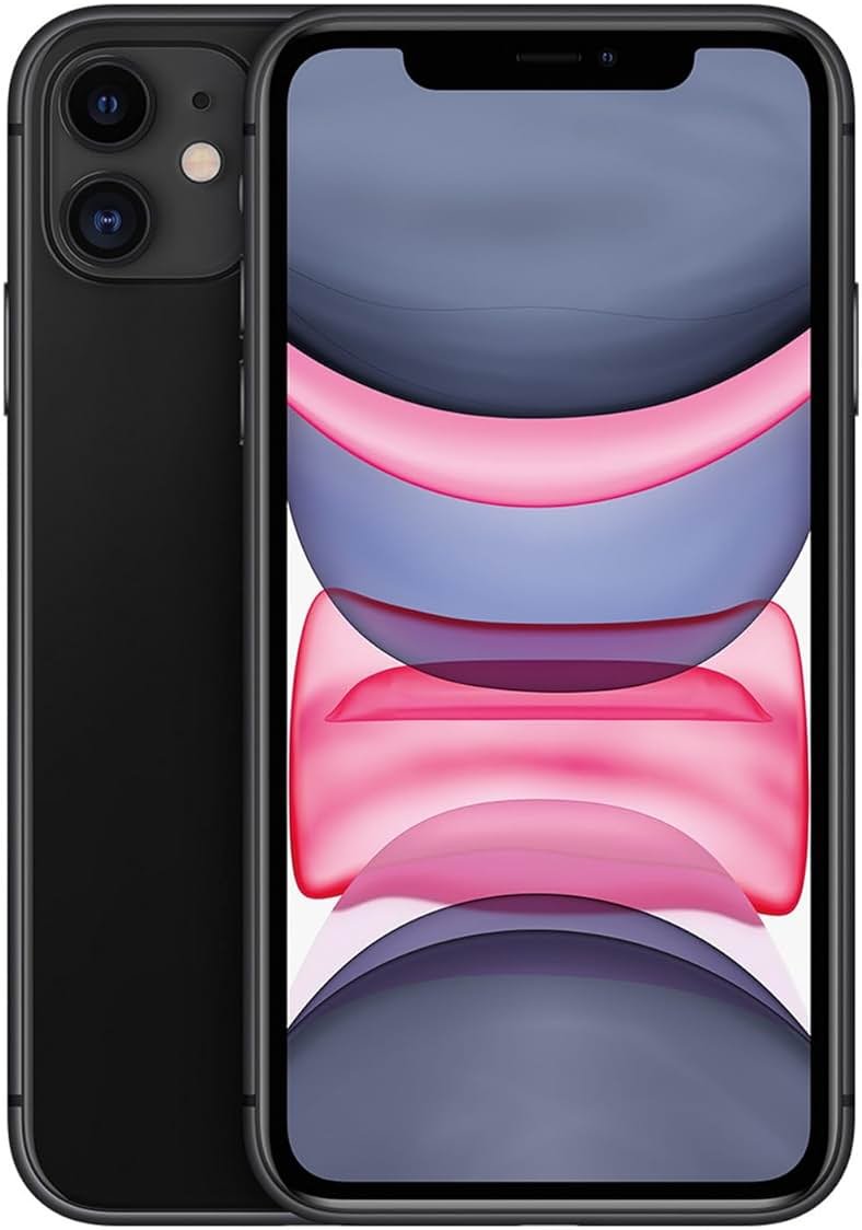 Apple iPhone 11, 64GB, Black - Unlocked (Renewed) - Product Image