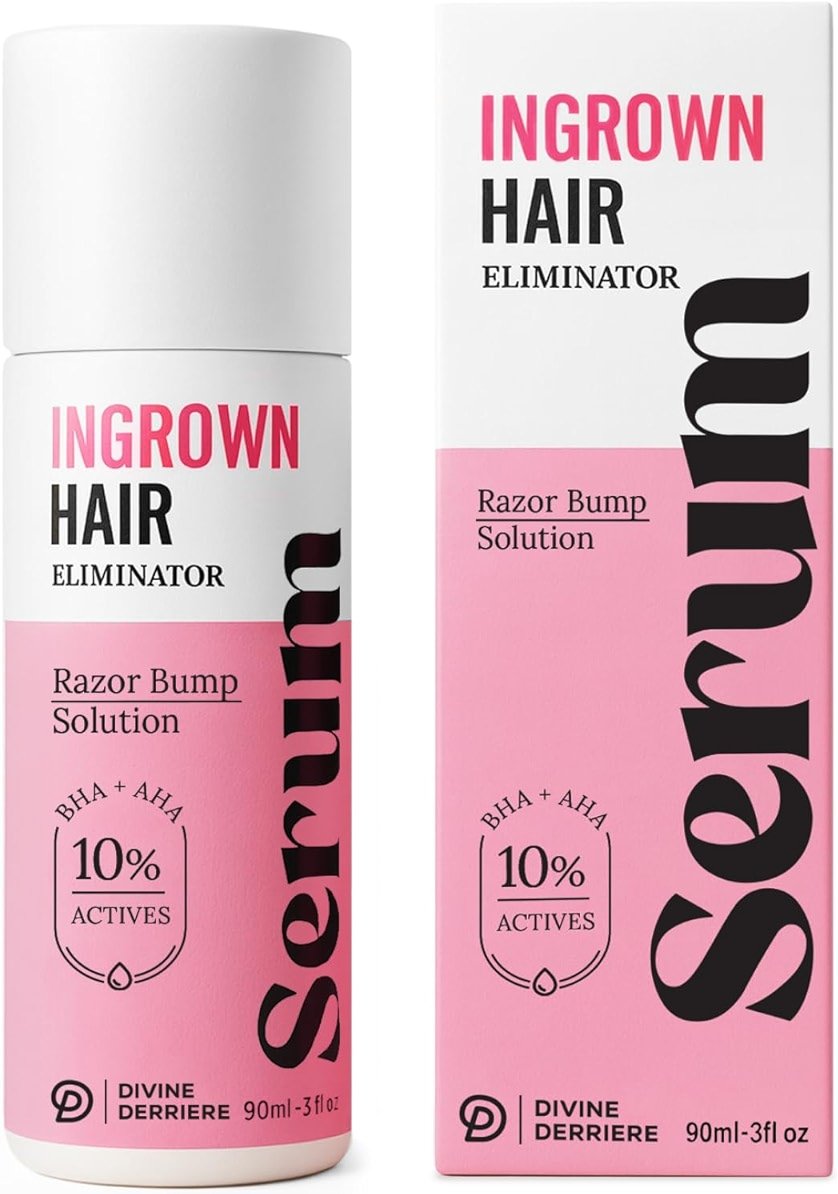 Razor Bump Stopper with Dark Spot Remover, Ingrown Hair Treatment for Bikini Area and Razor Bumps Treatment - Salicylic Acid After Shave Solution for Ingrown Hairs & Razor Burns - Product Image