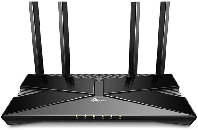 TP-Link Smart WiFi 6 Router (Archer AX10) – 4 Gigabit LAN Ports, Dual Band 802.11AX Router, Beamforming, OFDMA, MU-MIMO, Parental Controls, Dual-Core 900MHz Processor, Works with Alexa - Product Image