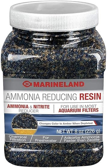 Marineland Ammonia Reducing Resin 8 Ounces, for Chemical Filtration in Most Freshwater Aquarium Filters - Product Image